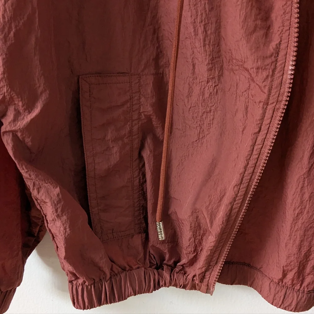 C'est Toi Hooded Zip-Up in Mauve - Picture 4 of 7